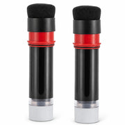 Two Italian leather shoe cream refills on a white background